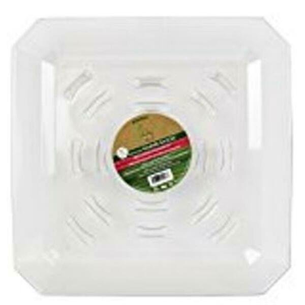 11 in. Square Recycled Plant Saucer, Plastec Products, Mfr#: SQR11